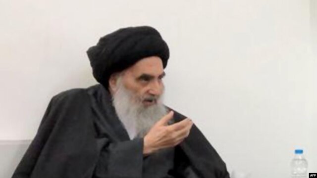 الشرق الاوسط کاریکاتور موهن به آیت‌الله سیستانی را حذف کرد