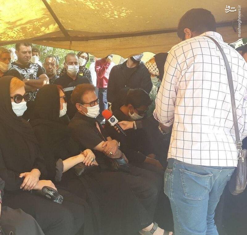 اولین تصاویر از مراسم تشییع پیکر سیروس گرجستانی