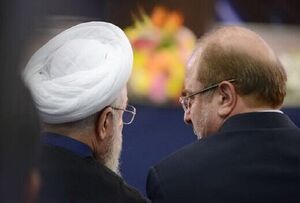 تخریب همزمان قالیباف- روحانی