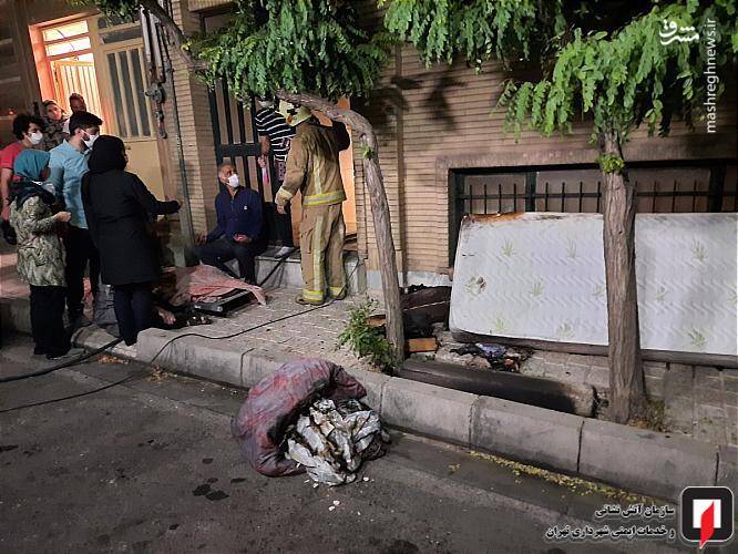 آتش سوزی واحد مسکونی با یک کشته