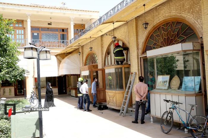 حریق مغازه طلافروشی در میدان نقش جهان