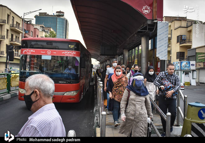 نخستین روز اجرای طرح اجباری ماسک