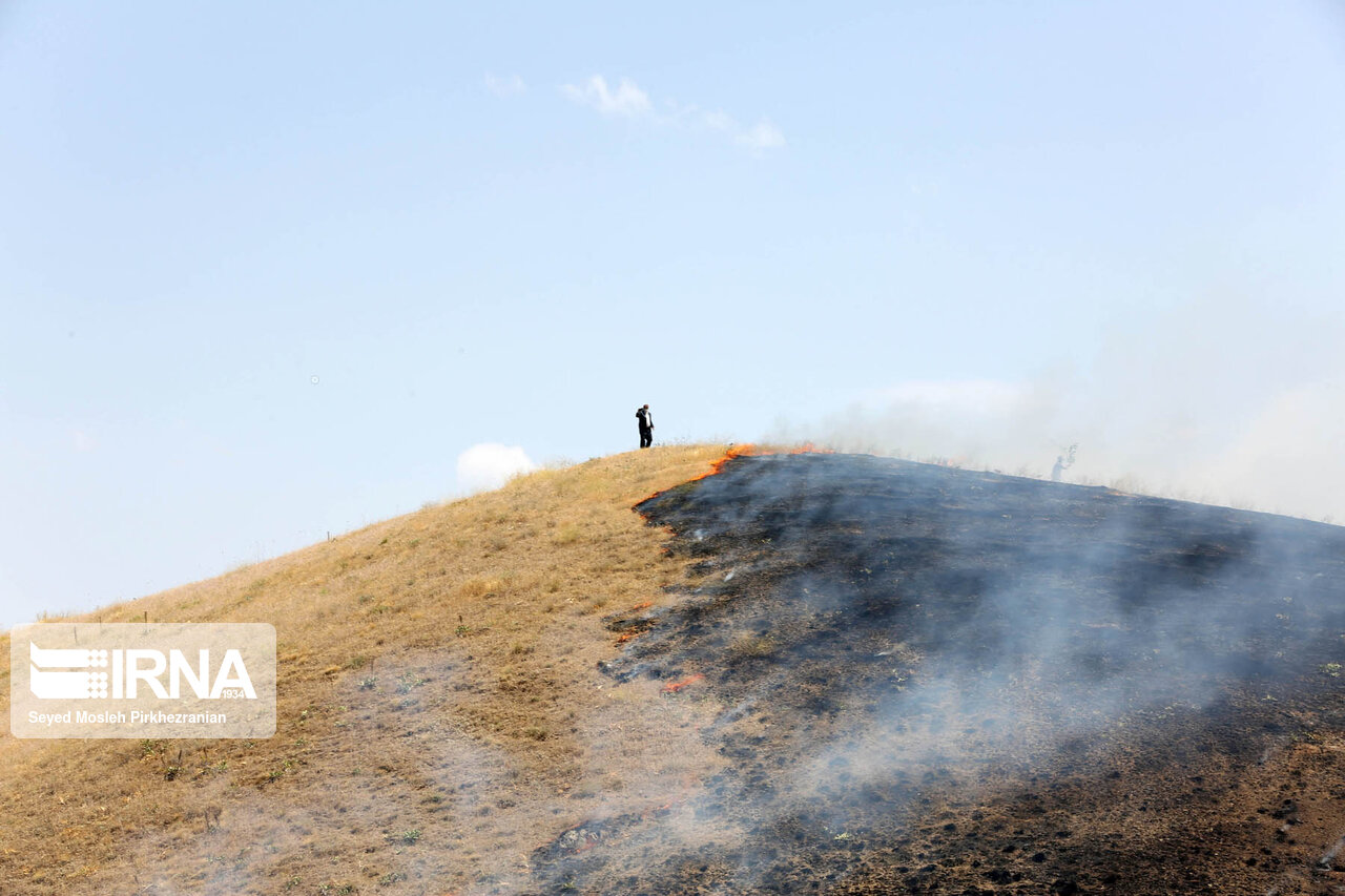 مهار آتش سوزی مراتع دانشگاه علوم پزشکی کردستان