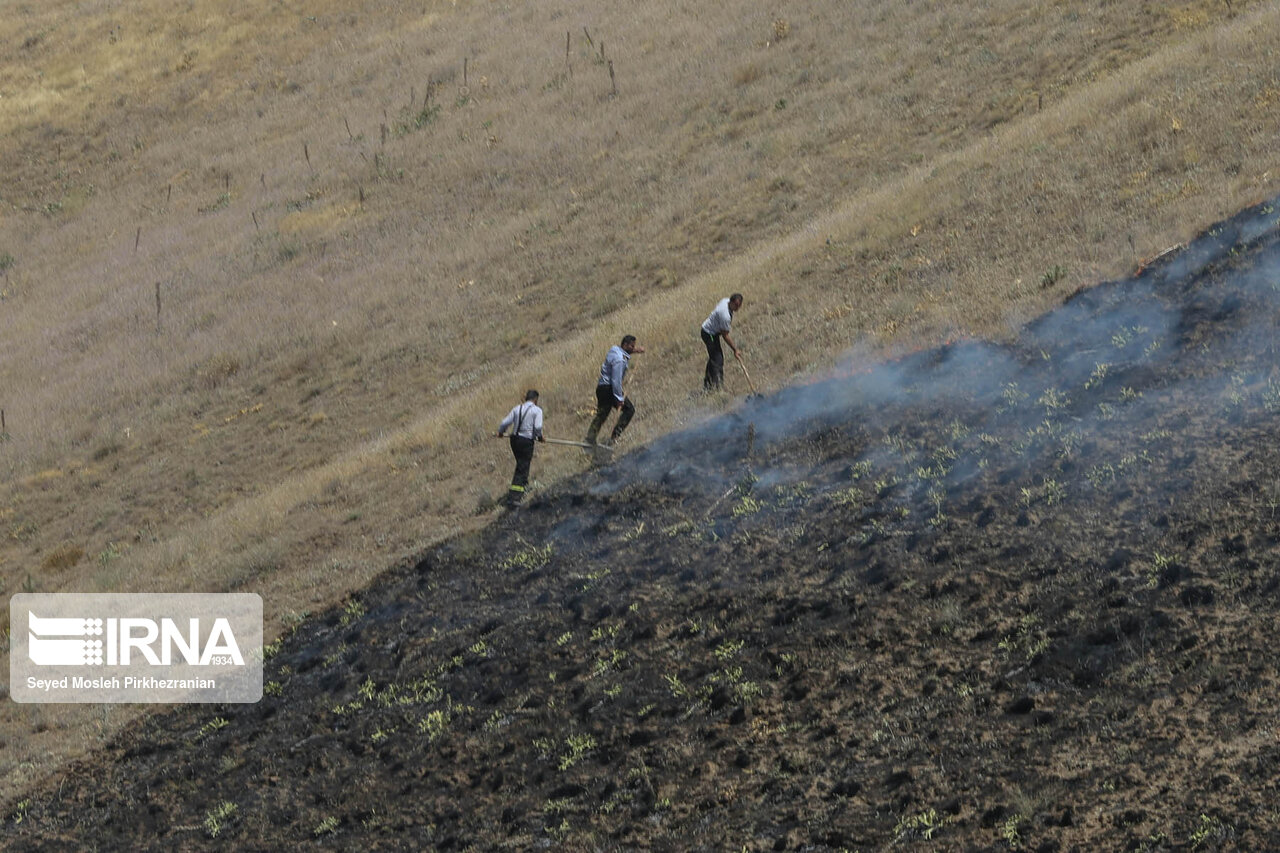 مهار آتش سوزی مراتع دانشگاه علوم پزشکی کردستان