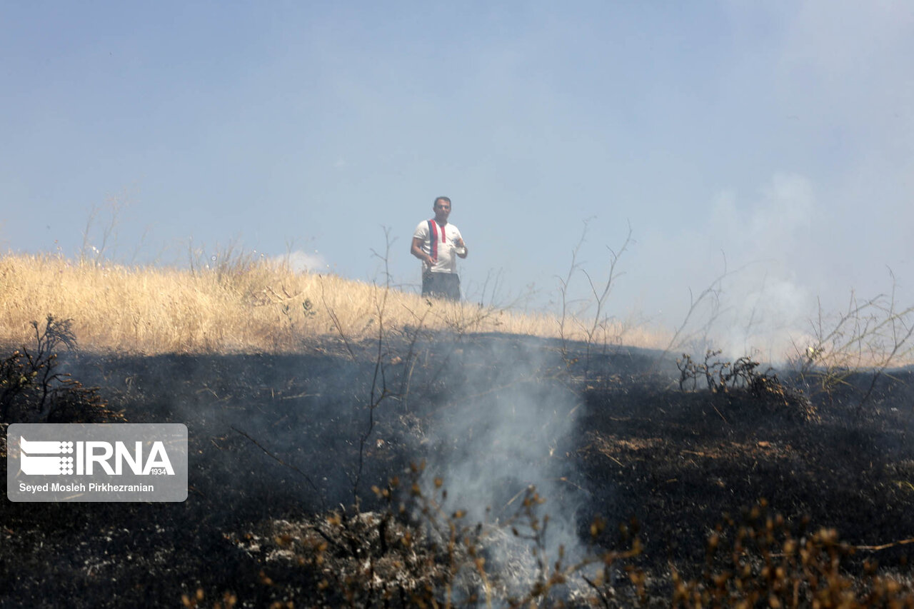 مهار آتش سوزی مراتع دانشگاه علوم پزشکی کردستان
