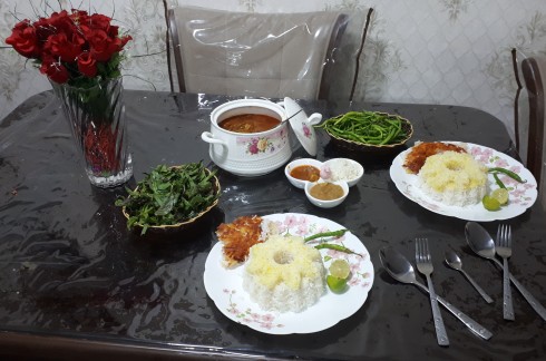 از شما/چلو و خورشت باميه