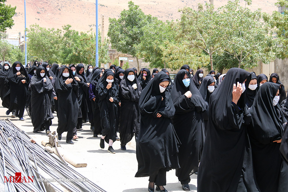 عکس/ تشییع پیکر امدادگر فداکار در چهارمحال و بختیاری