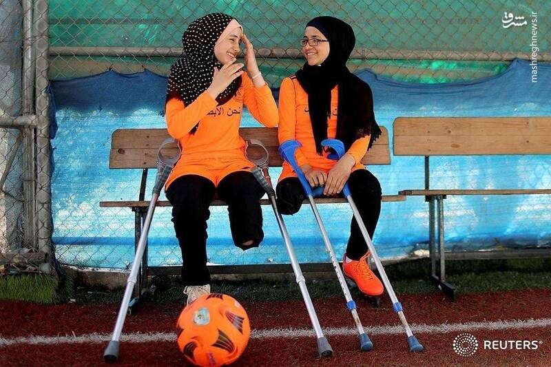 پای قطع شده دختران فوتبالیست فلسطینی در حملات رژیم صهیونیستی