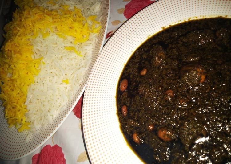 از شما/قورمه سبزي خوشمزه من😋