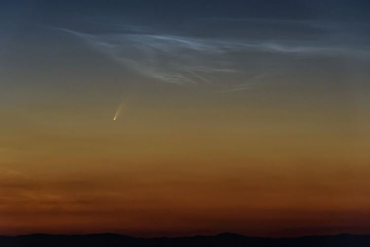 رؤیت اولین دنباله‌دار سال ۲۰۲۰ با چشم غیرمسلح