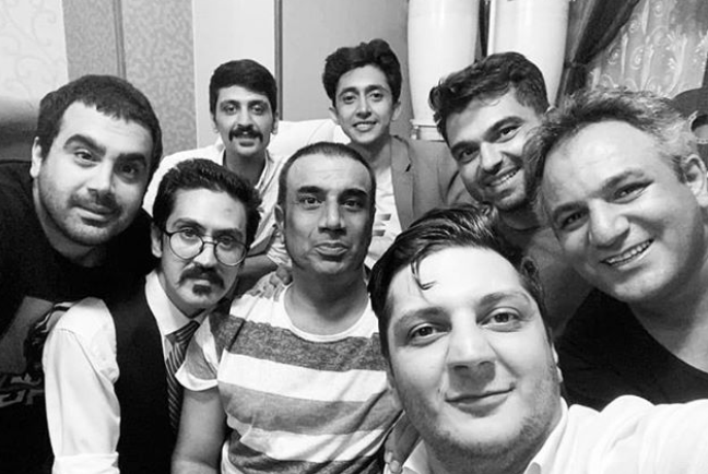 چهره ها/ نصرالله رادش در کنار رفقایش