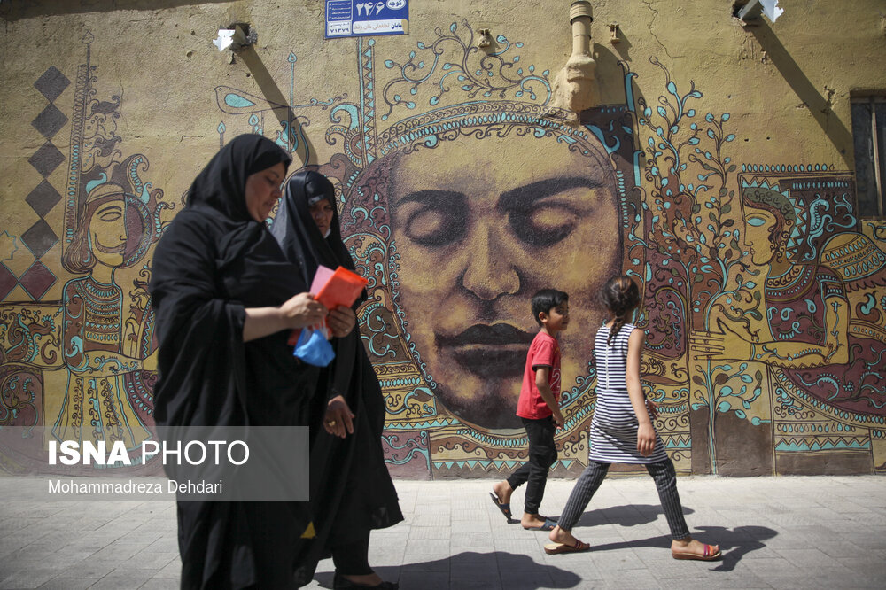  نخستین کوچه گالری ایران در شیراز