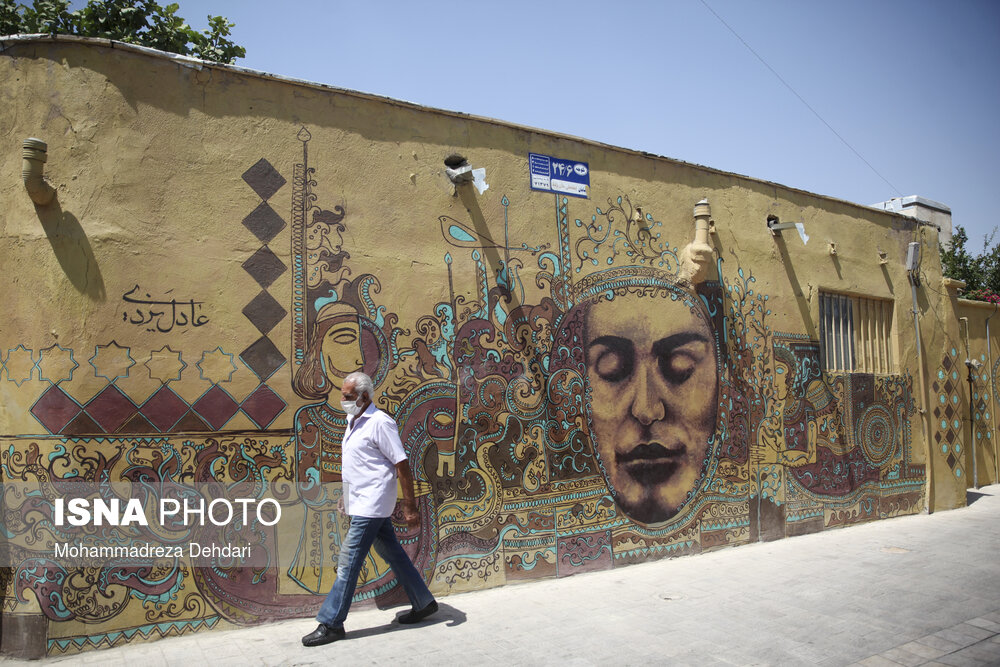  نخستین کوچه گالری ایران در شیراز