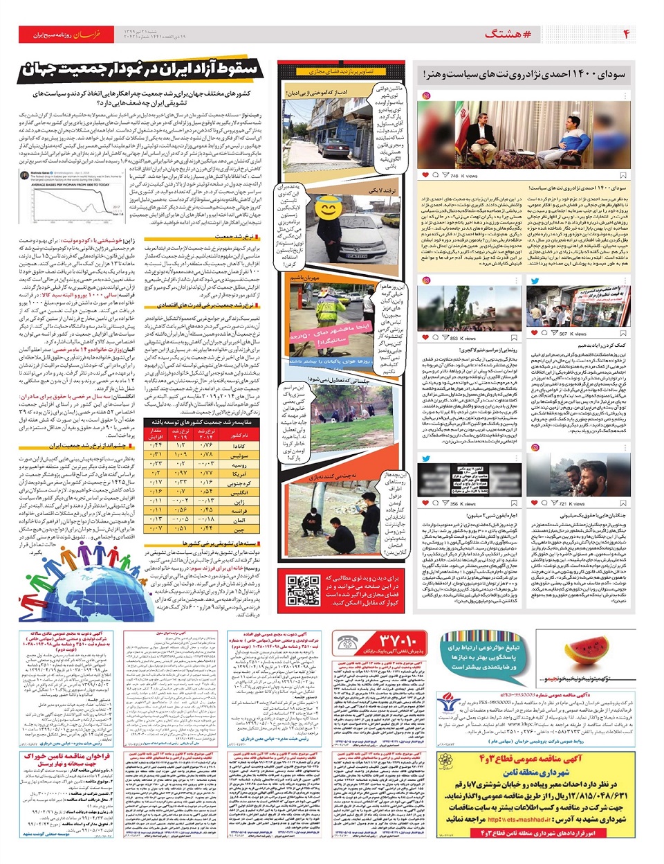 روزنامه خراسان/ سهامداری در روزهای بی قراری