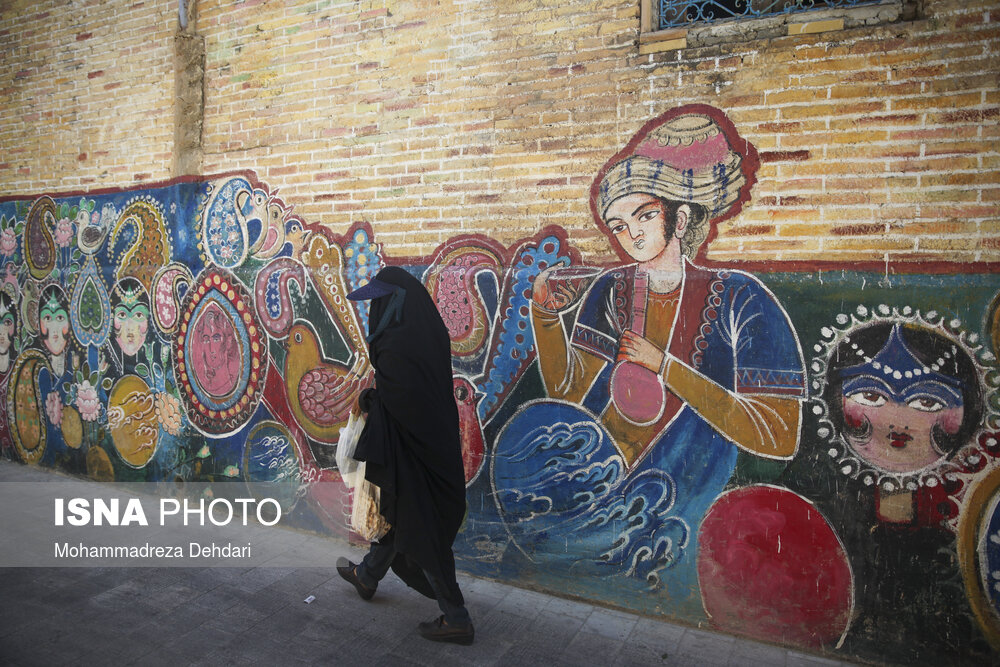  نخستین کوچه گالری ایران در شیراز