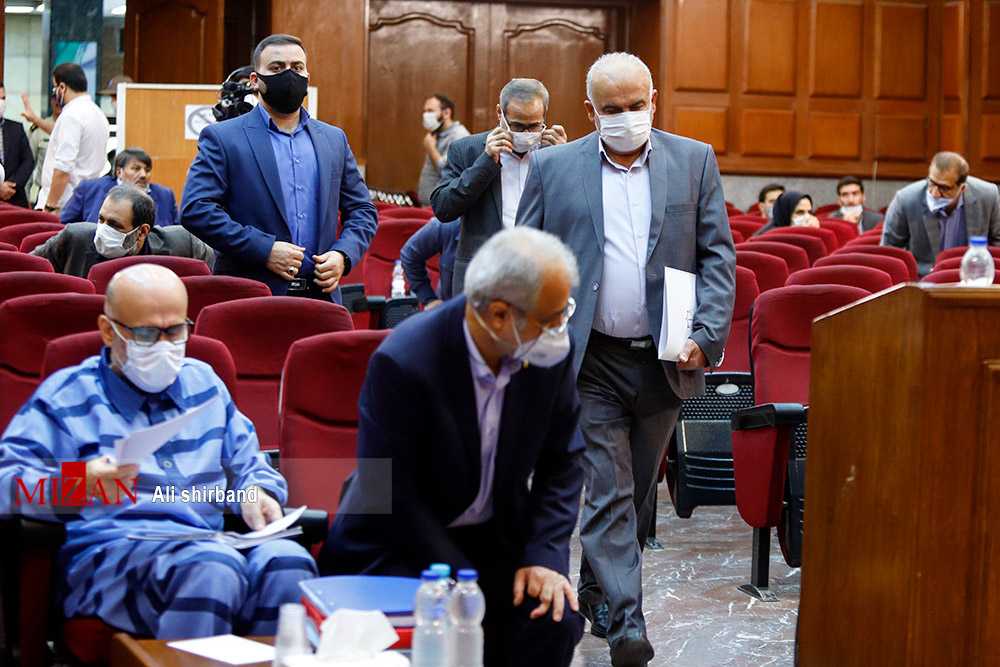 عکس/ دهمین جلسه دادگاه اکبر طبری و متهمان دیگر