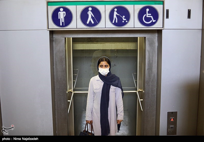 عکس/ اجباری شدن استفاده از ماسک در اماکن عمومی مشهد