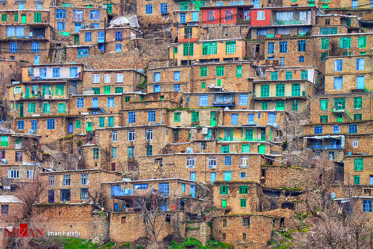 ماسوله کردستان در دل طبیعت کوهستانی