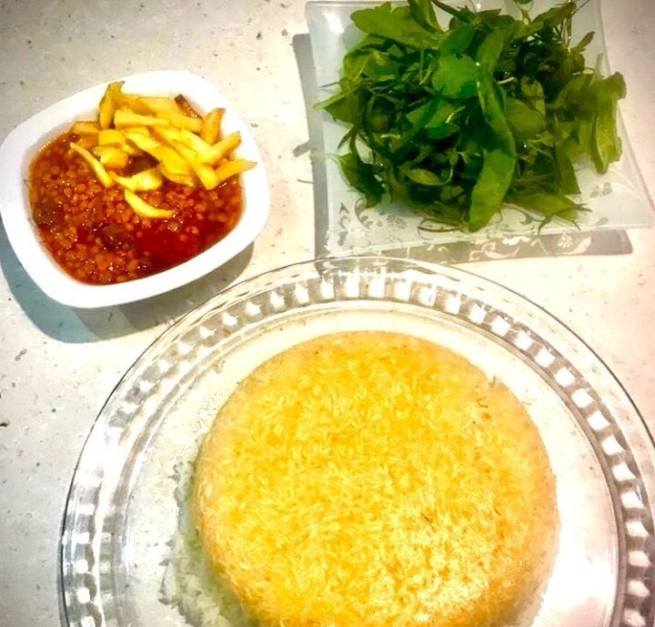 از شما/اينم ناهار امروز من🤤😋