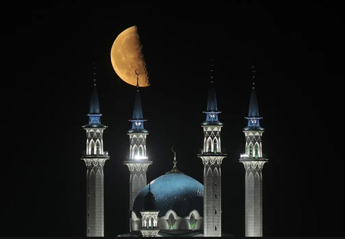 نمای زیبایی از ماه 