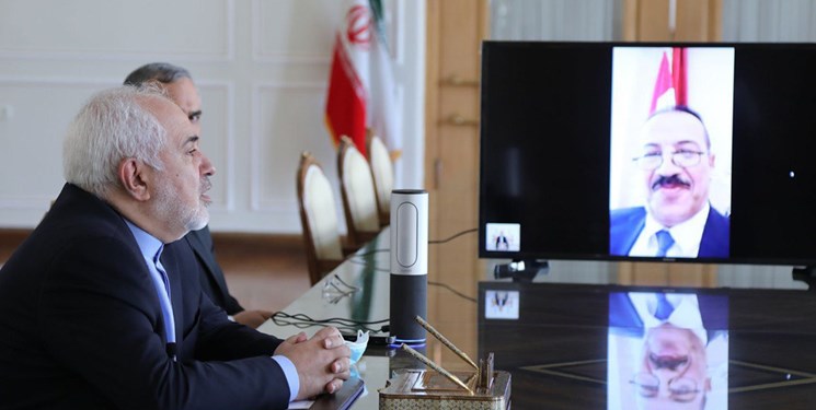 گفتوگوی مجازی ظریف با وزیر خارجه دولت نجات ملی یمن