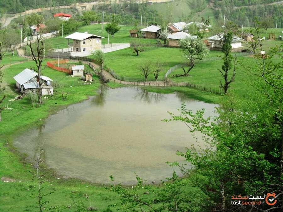 یادگارهایی چند صد ساله که در میان درختان خوابیده اند!