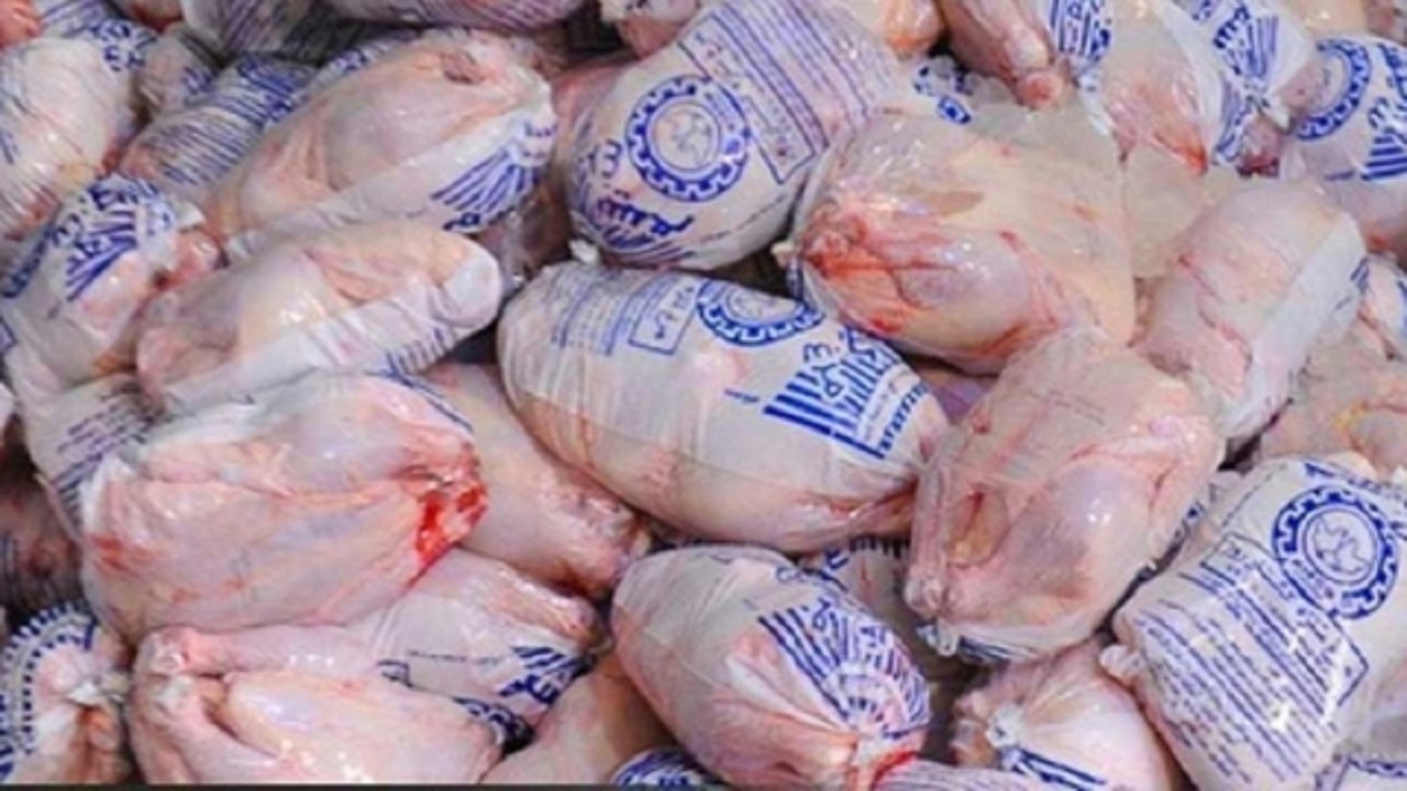 عرضه ۱۰ هزار تن مرغ منجمد در بازار