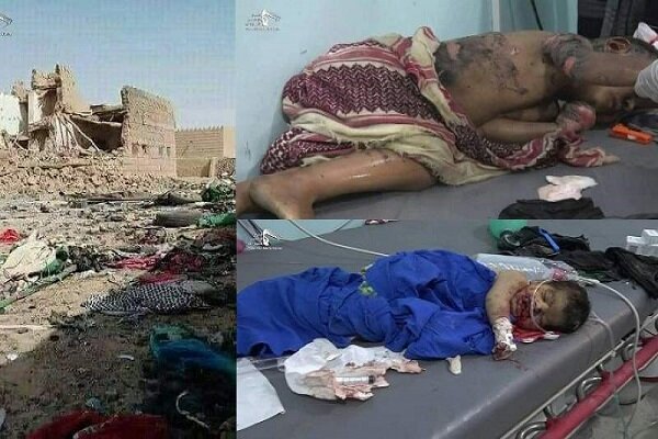 جنایت هولناک ائتلاف سعودی در الجوف؛ ۲۵ غیرنظامی شهید شدند