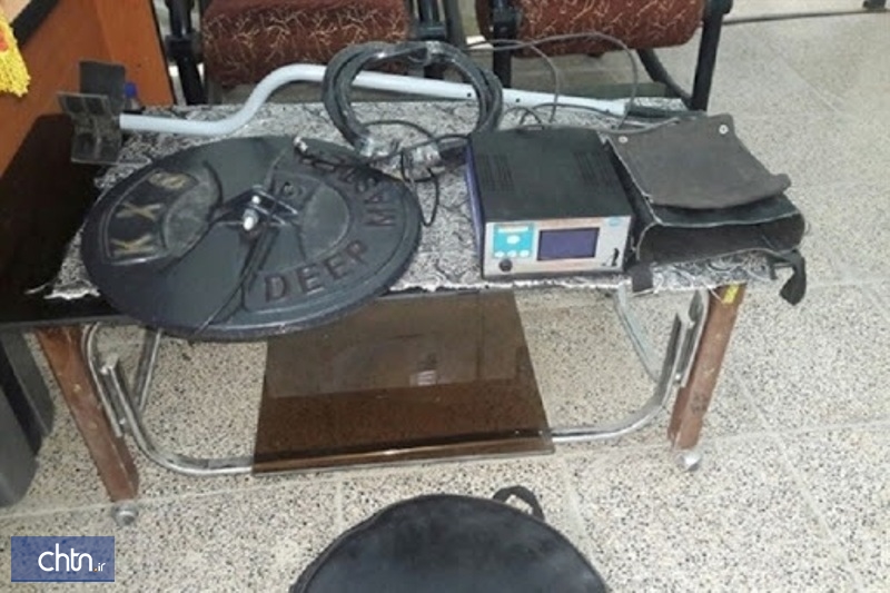 یک دستگاه گنجیاب در چهارمحال و بختیاری کشف و ضبط شد