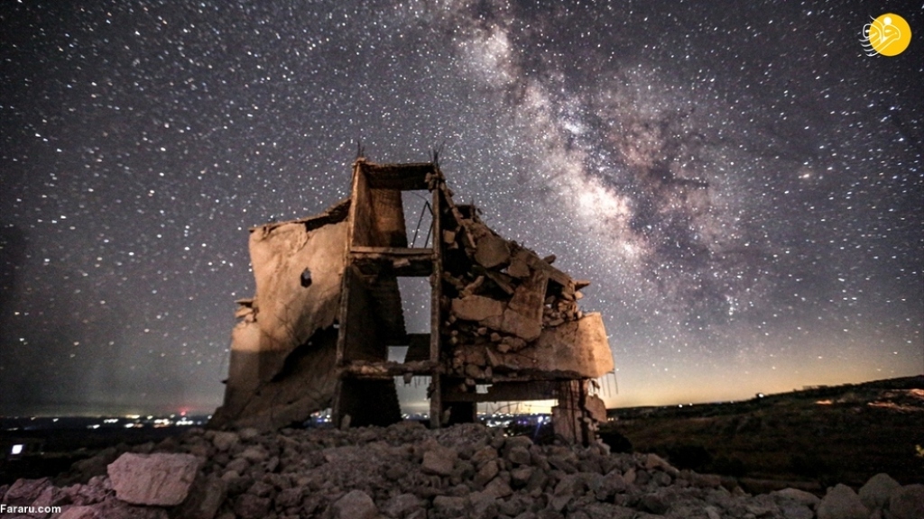 آسمان پرستاره ادلب