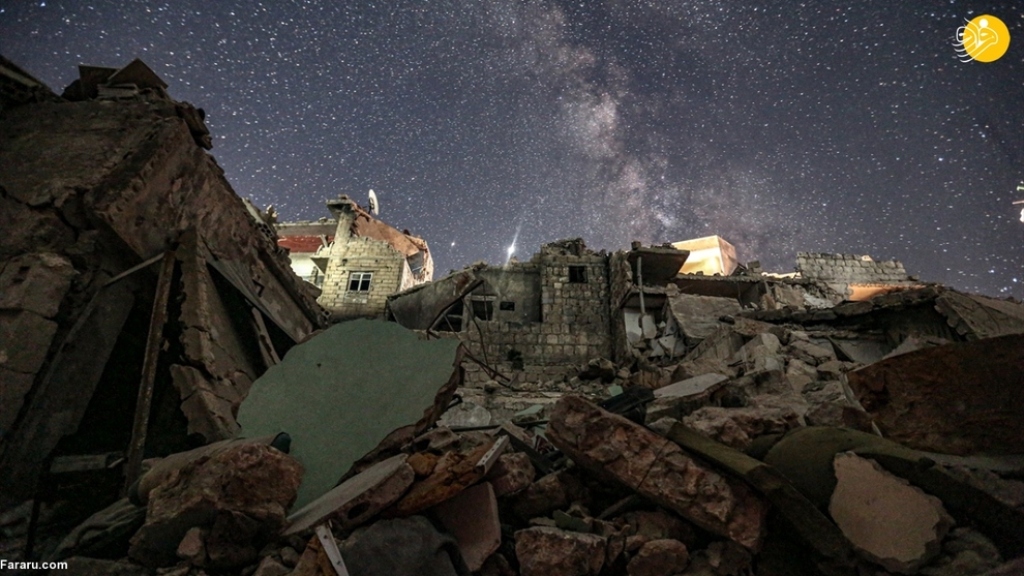 آسمان پرستاره ادلب