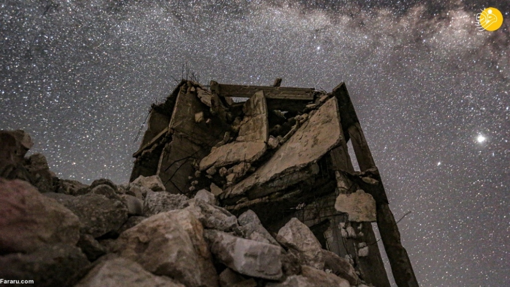 آسمان پرستاره ادلب