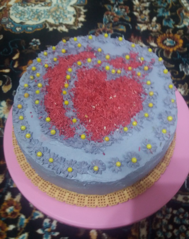 از شما/ کيک ساري پز🍰🌹😋
