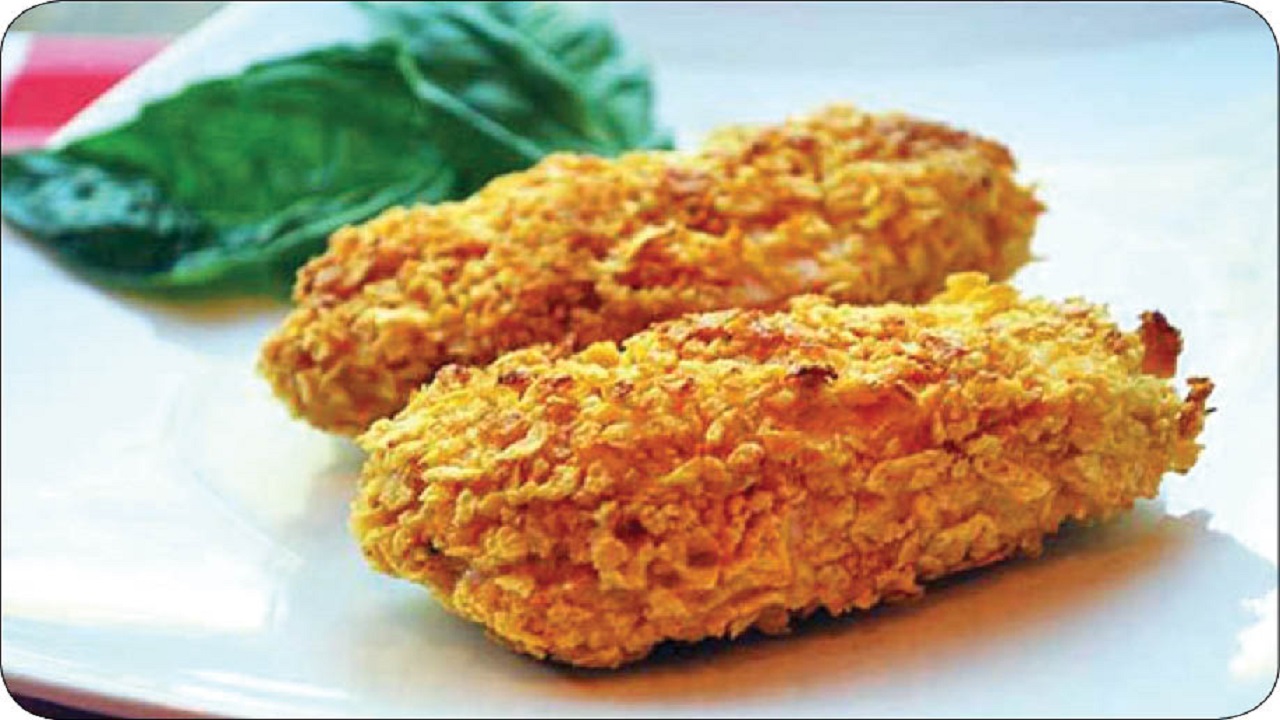 مرغ ذرتي جايگزين مرغ پر روغن سوخاري