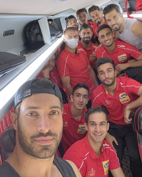 چهره ها/ سلفی کاملا پرسپولیسی شجاع خلیل‌زاده