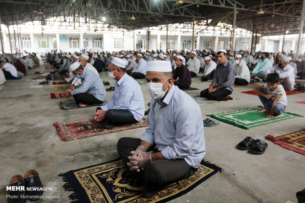 اقامه نماز عید قربان در آق قلا