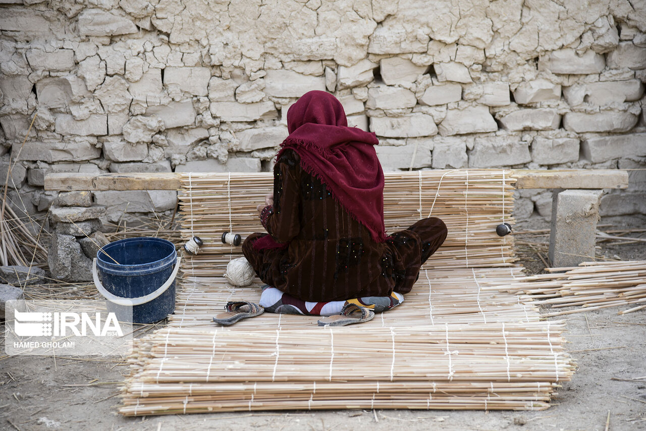 عکس/ خولک بافی در سیستان