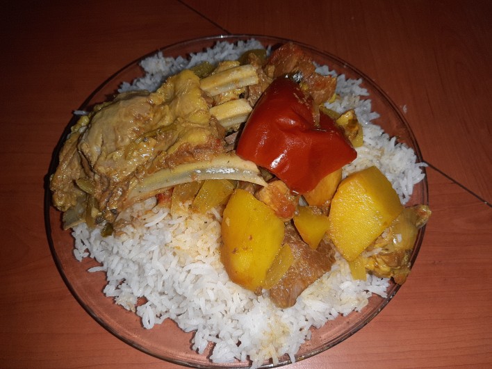 از شما/چلو گوشت مخصوص روز عيد قربان 😁😍