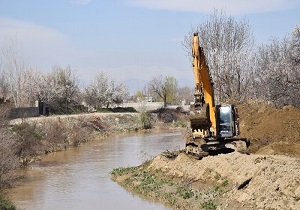 لایروبی ۳۵ کیلومتر از مسیر رودخانه‌های استان اردبیل