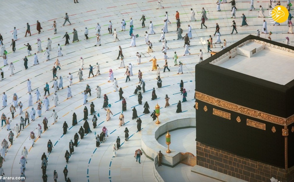 تصاویری از پایان مناسک حج امسال