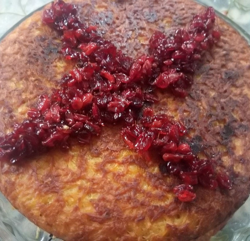 از شما/ ته چين مرغ جاي همه دوستان خالي