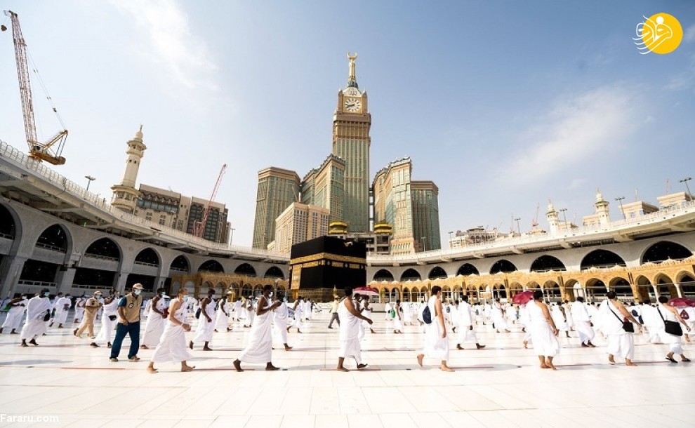 تصاویری از پایان مناسک حج امسال