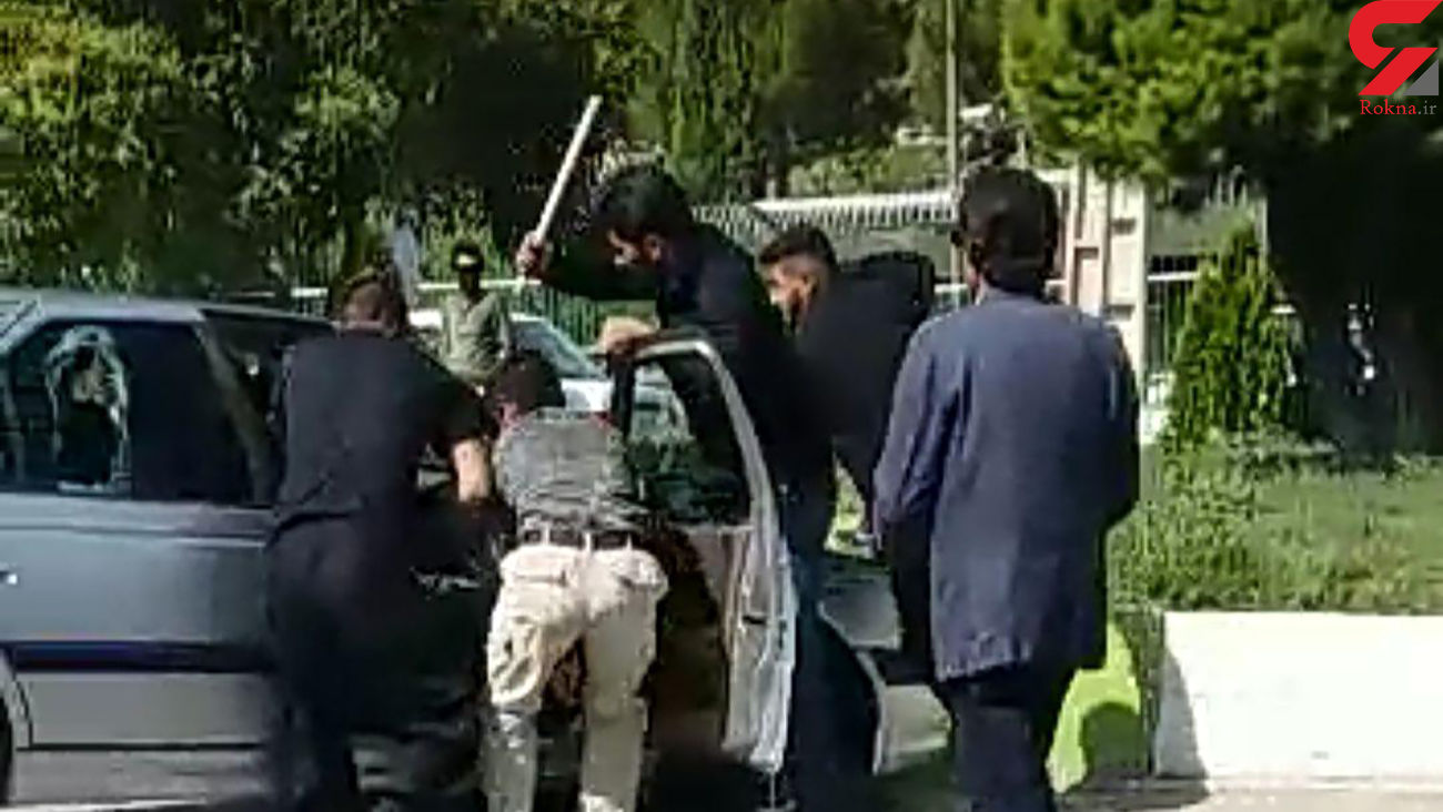 قمه کشی 4 جوان یاسوجی مقابل در صدا و سیما