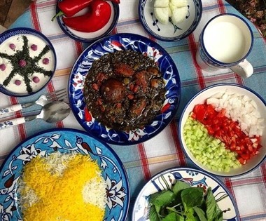 از شما/قورمه سبزي پختم براي پسر 