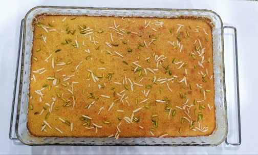 از شما/بسبوسه (کيک باقلواي عربي)