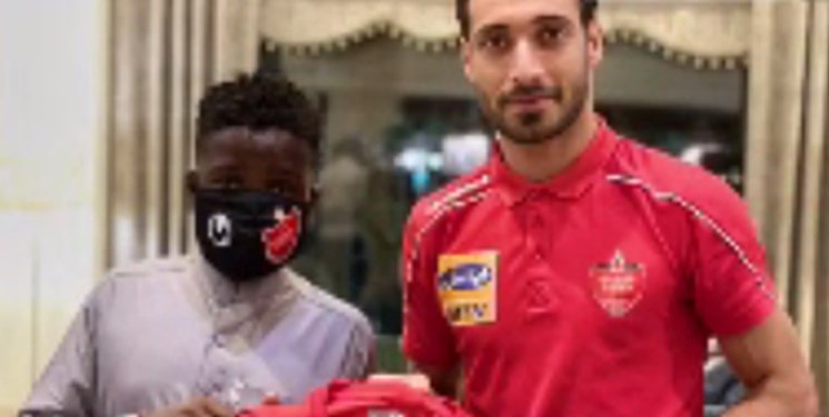 نوجوان بلوچ در اردوی پرسپولیسی‌ها
