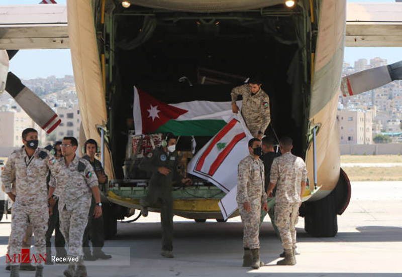 ارسال کمک‌های بشر دوستانه پزشکی اردن به بیروت