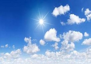 آسمان صاف تا کمی ابری گاهی با وزش باد در کردستان