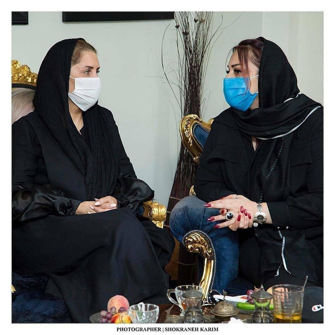 حضور هنرمندان در خانه نعیمه نظام دوست برای گرامی داشت یاد ماه چهره خلیلی