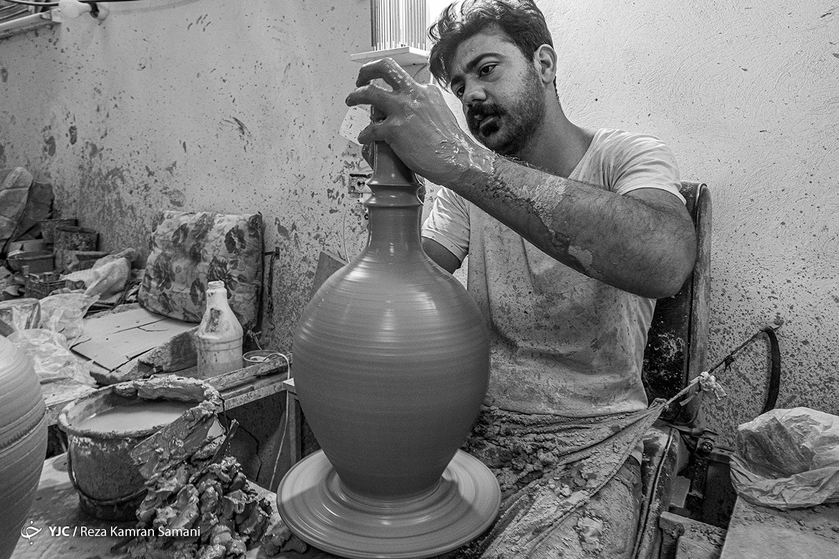 سفالگری هنر مردمان شهرضا